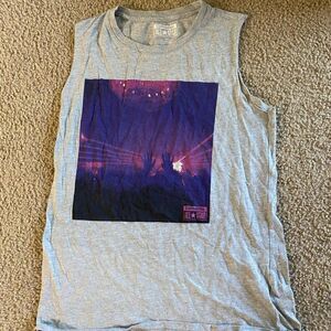 Mens Unisex Gray Converse All Star Tank Top